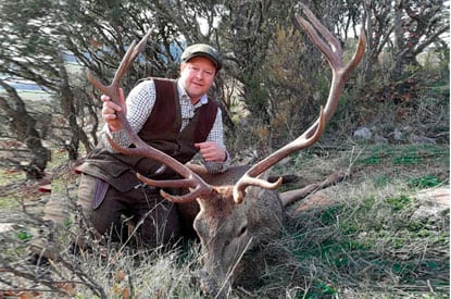 red stag trophy monteria
